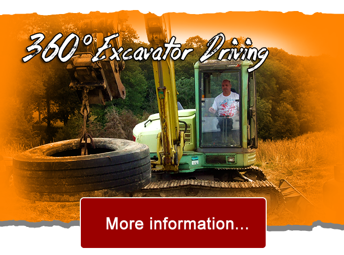 360° Excavator Driving
