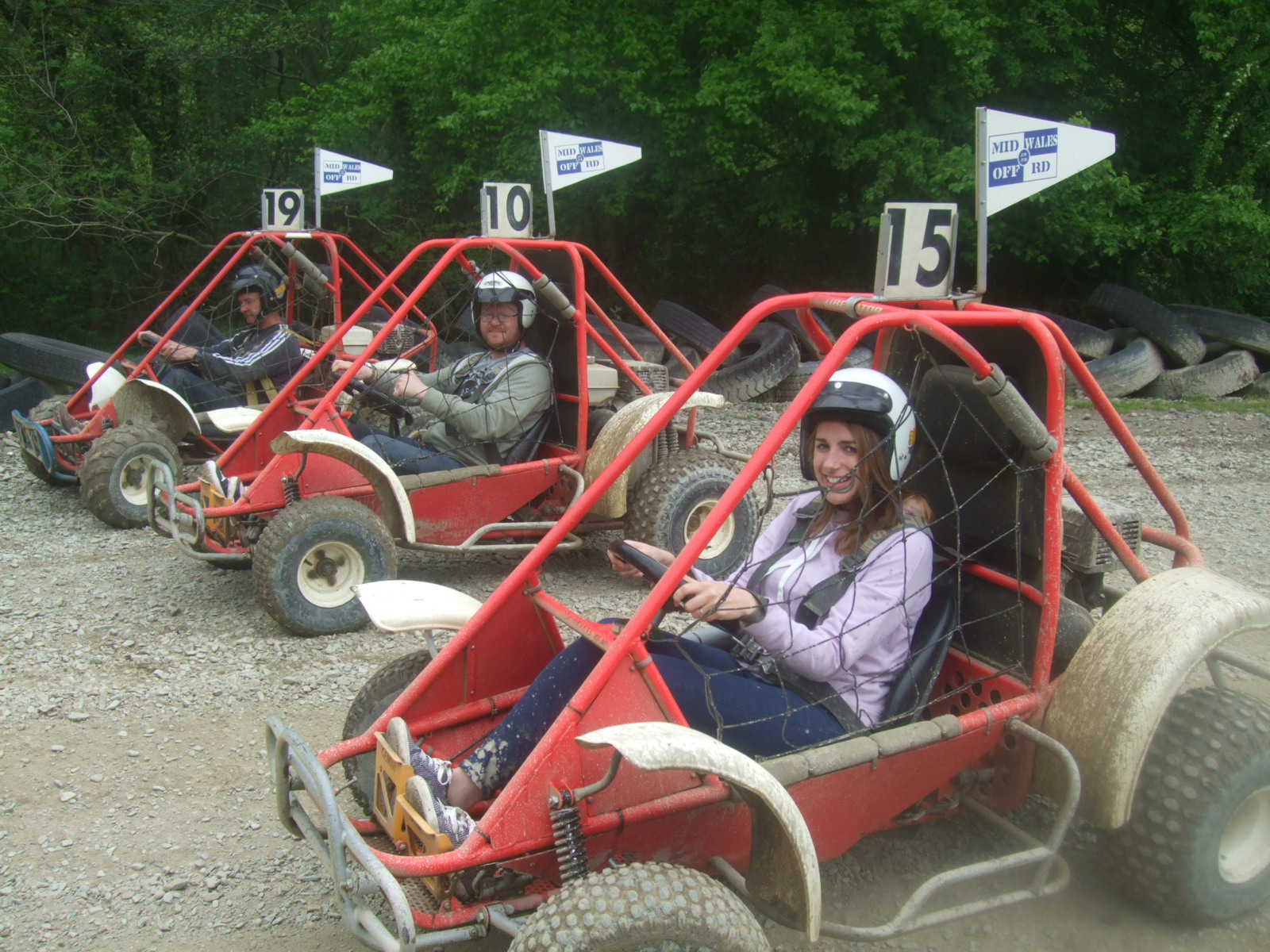 Simon and the Swinton Gang at Mid Wales Off Road